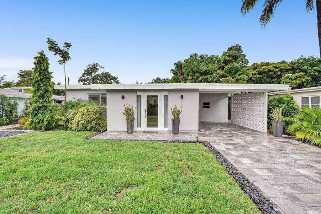 Stylish Tropical Oasis Hot Tub Pool Bbq Villa Fort Lauderdale Eksteriør bilde