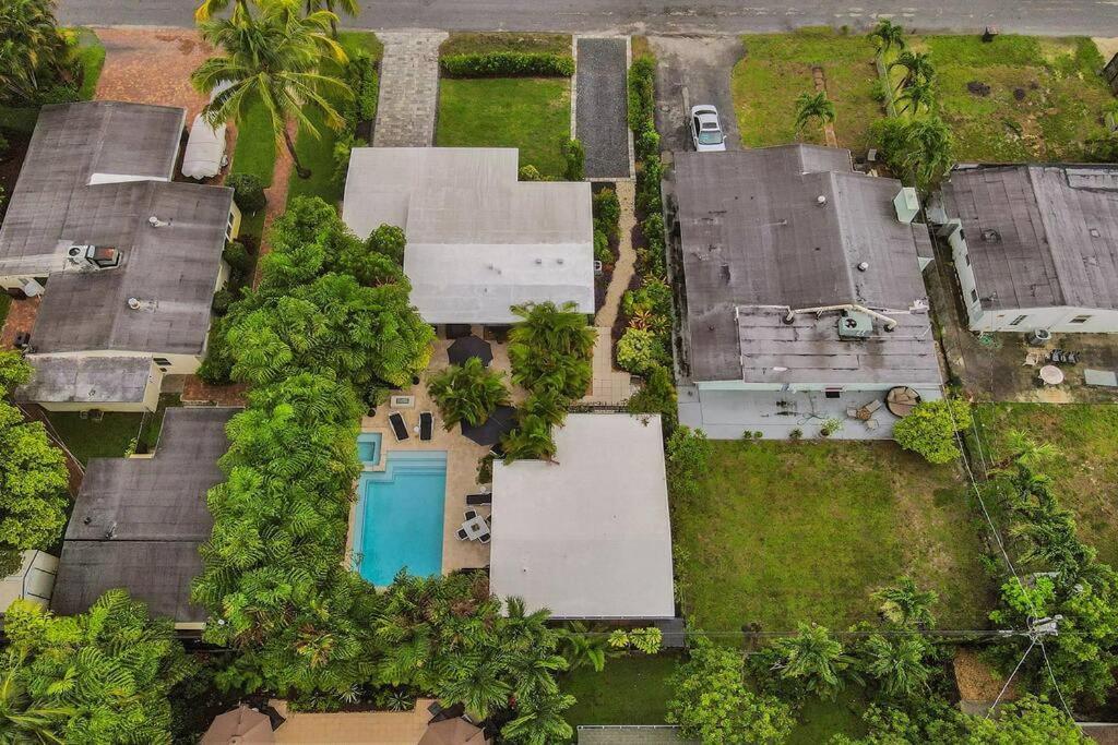 Stylish Tropical Oasis Hot Tub Pool Bbq Villa Fort Lauderdale Eksteriør bilde